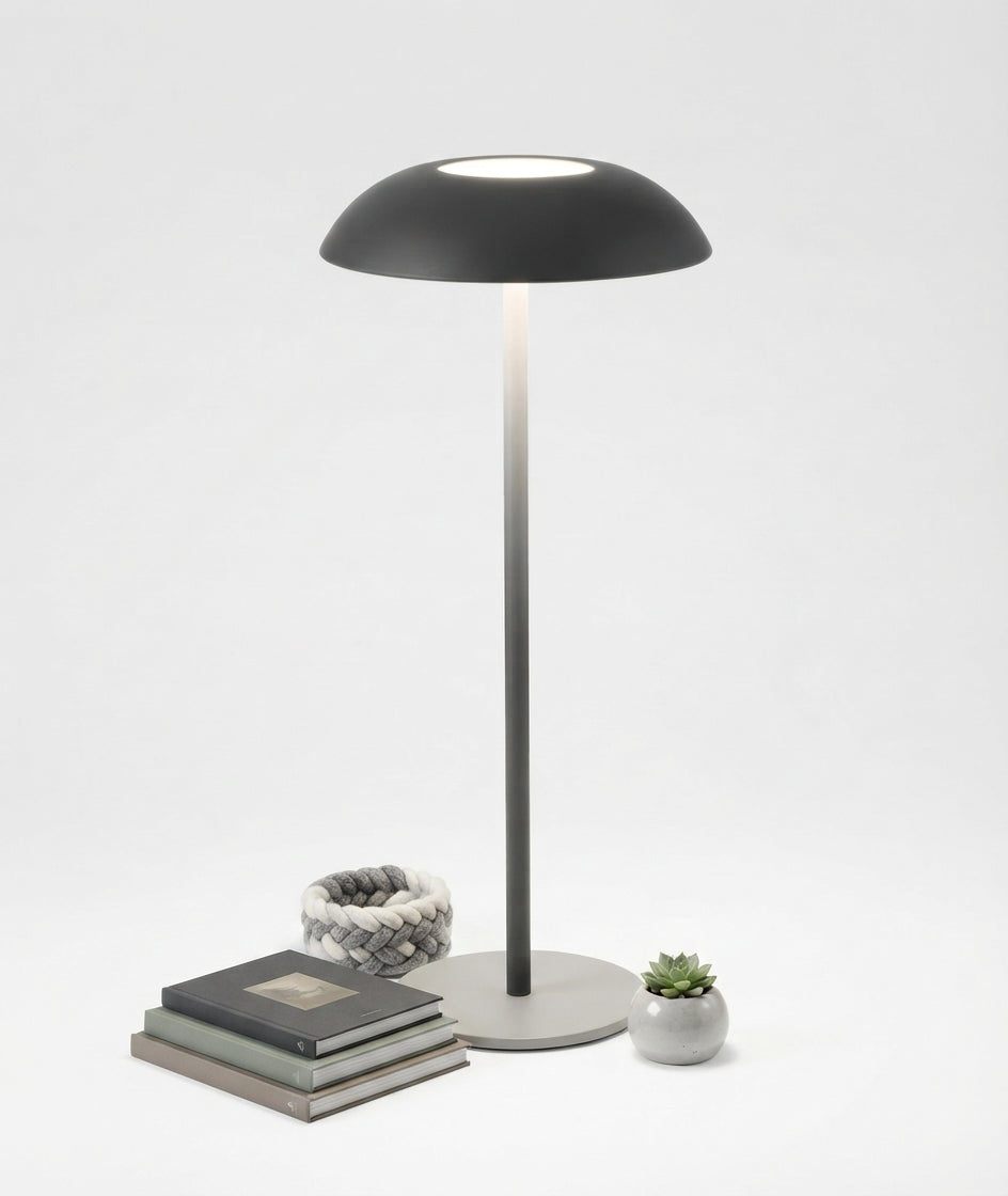 Stylish Modern Verona LED Table Lamp Wireless Portable Reading Light 3-Level Touch