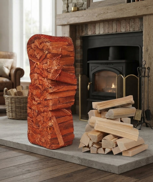 4KG Kindling Wood Net – Indoor & Outdoor Fire Starter for Stoves & BBQs