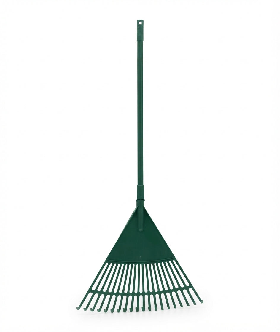 Telescopic Garden Leaf Rake 20 Tooth Lightweight Lawn Debris Cleaner