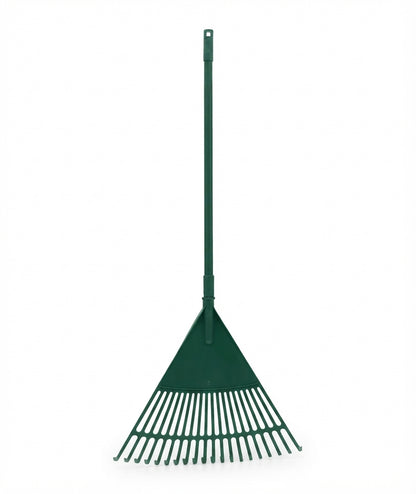 Telescopic Garden Leaf Rake 20 Tooth Lightweight Lawn Debris Cleaner