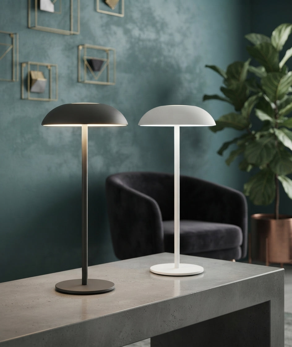 Stylish Modern Verona LED Table Lamp Wireless Portable Reading Light 3-Level Touch