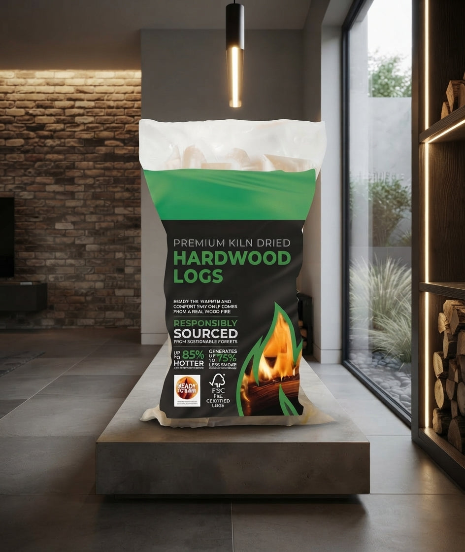 Kiln Dried Hardwood Logs Ready to Burn Premium Low Moisture Firewood