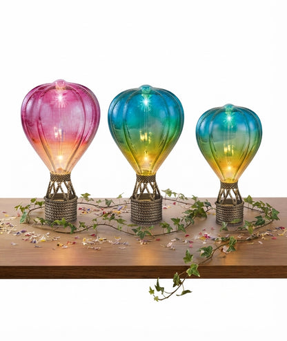 Solar Hot Air Balloon Garden Lights Weather-Resistant String Lights