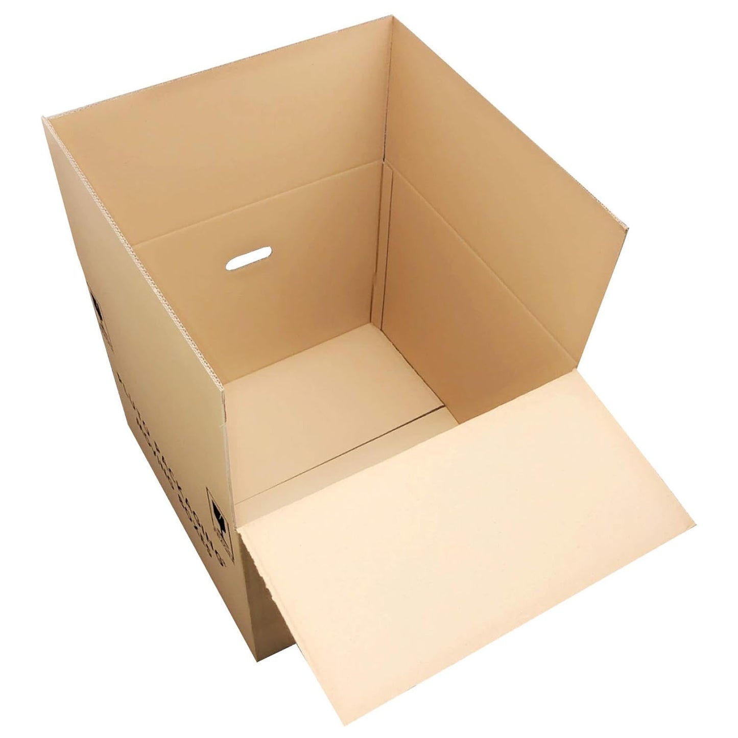 Pack of 10 XL Moving Boxes 21x21x16" Heavy Duty Cardboard Removal Boxes with Handles & Room Checklist