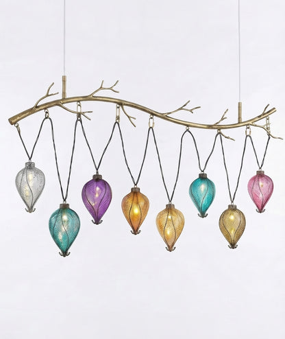 Balloon Rainbow Solar String Lights 10 Led Outdoor Garden Lights 4.7m