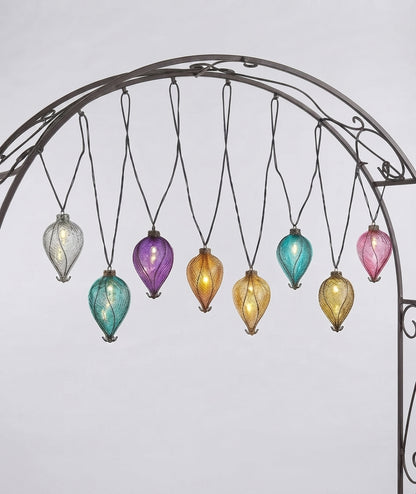 Balloon Rainbow Solar String Lights 10 Led Outdoor Garden Lights 4.7m
