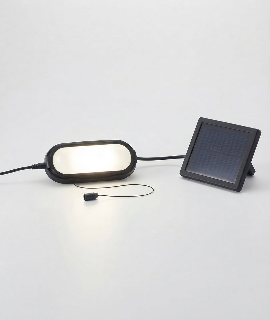 Solar Shed & Garage Light Kit with 3m Cable 50-Lumen LED & Easy Pull Cord