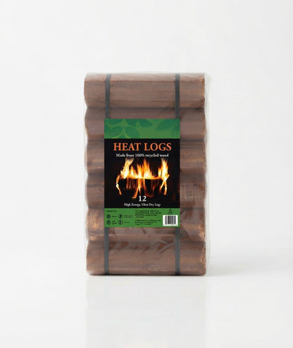 Shimada Heat Logs Wood Fuel Briquettes High Energy Effcient Fire Logs