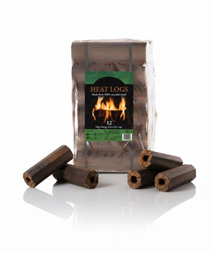 Shimada Heat Logs Wood Fuel Briquettes High Energy Effcient Fire Logs