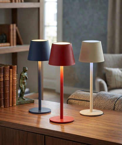 Rechargeable LED Table Lamp & Cordless Lantern – Minimalist Touch-Control Design