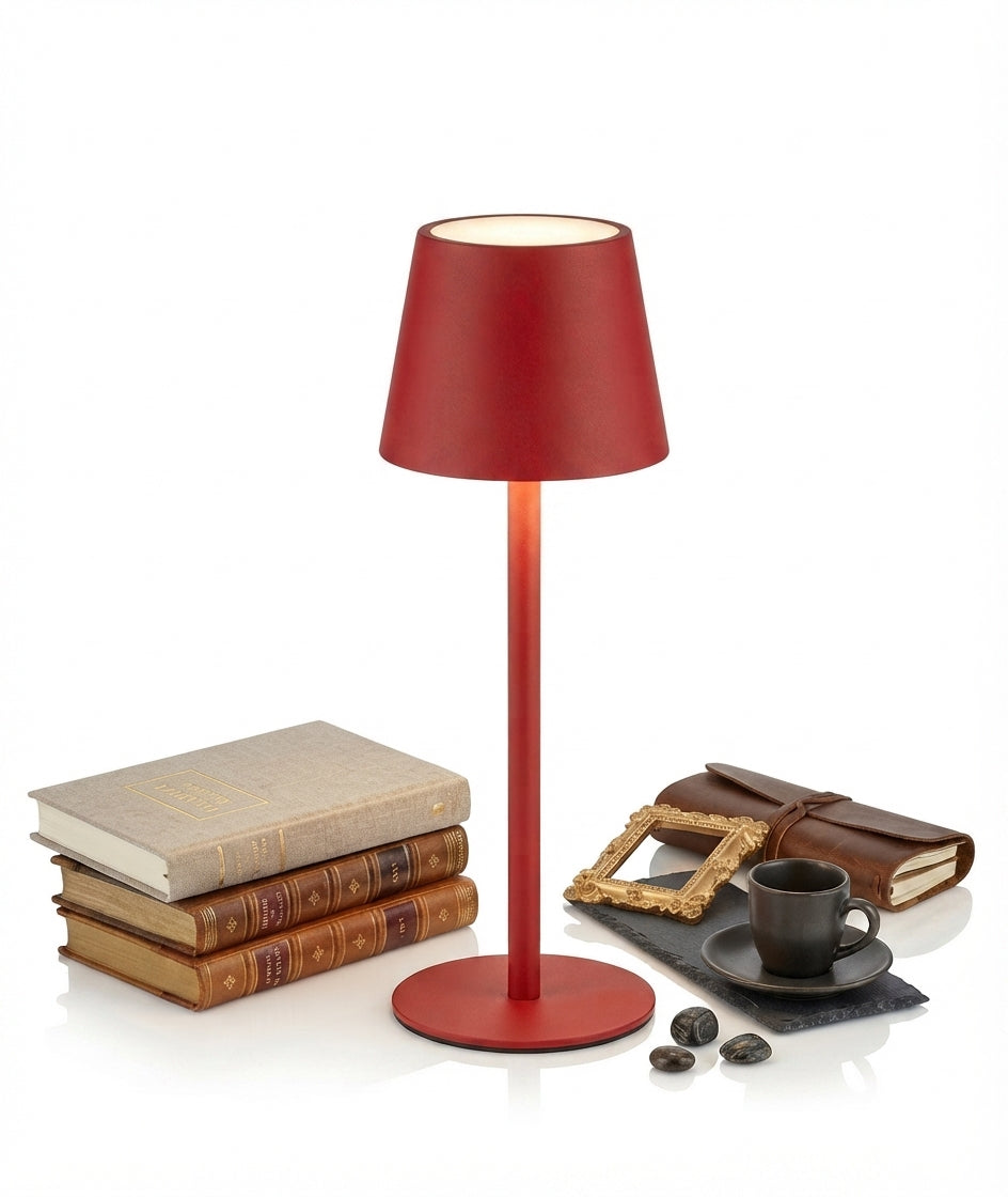 Rechargeable LED Table Lamp & Cordless Lantern – Minimalist Touch-Control Design