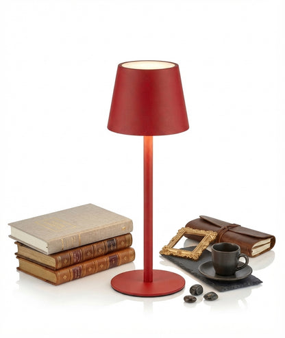 Rechargeable LED Table Lamp & Cordless Lantern – Minimalist Touch-Control Design