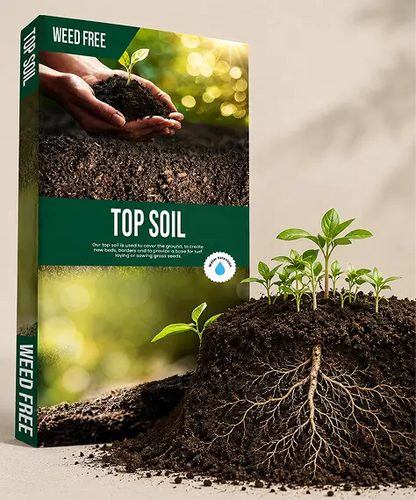 25L Nutrient-Enriched Top Soil – Ideal for Gardening, Lawn Dressing, Pots & Planters