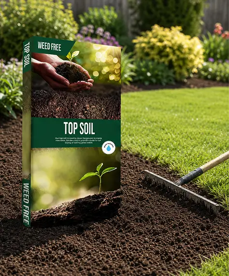 25L Nutrient-Enriched Top Soil – Ideal for Gardening, Lawn Dressing, Pots & Planters