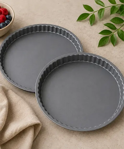 23.5cm Non-Stick Round Quiche & Flan Tin – Perfect for Sweet and Savoury Baking