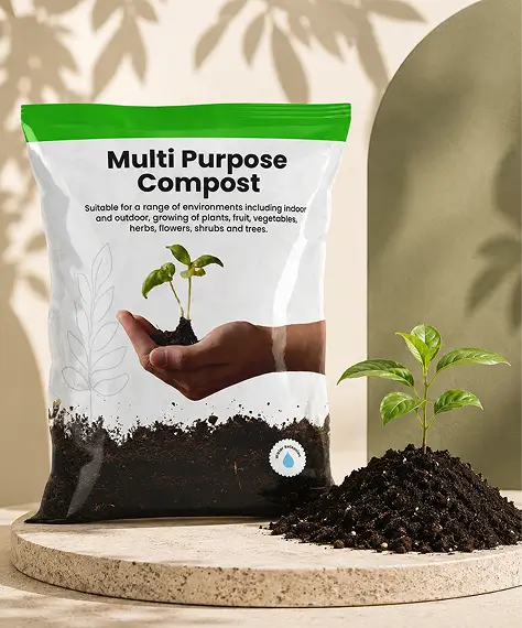 Nutrient-Rich Multi-Purpose Compost – Improved Water Retention for Garden Use