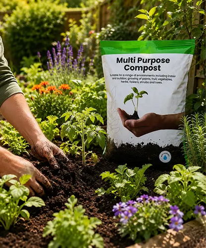 Nutrient-Rich Multi-Purpose Compost – Improved Water Retention for Garden Use
