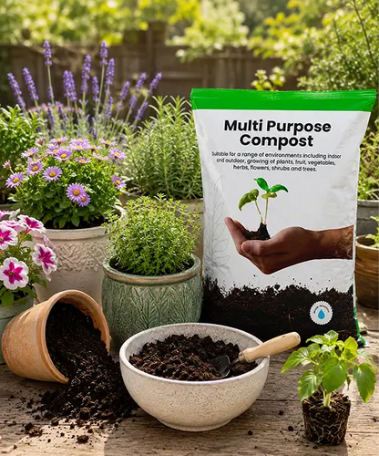 Nutrient-Rich Multi-Purpose Compost – Improved Water Retention for Garden Use