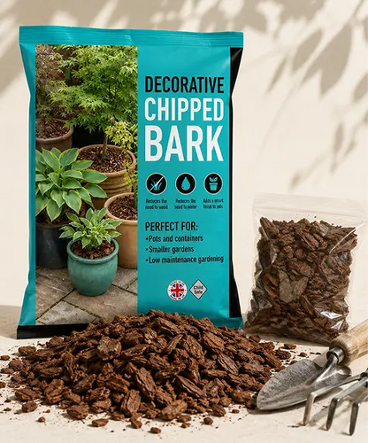 40L Ornamental Bark Chippings for Pots, Containers & Landscaping Use