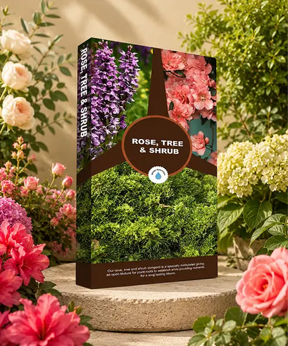 50L Rose, Tree & Shrub Compost – Nutrient-Rich Gardening Soil for Small & Large Plants