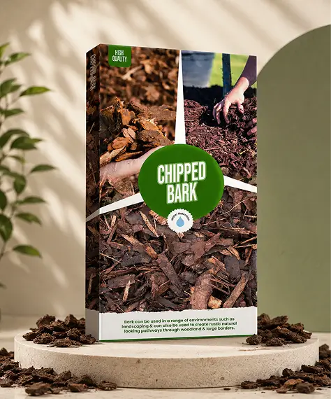 50L Decorative Wood Bark Chippings – Ideal for Paths, Driveways, Gardens & Landscaping