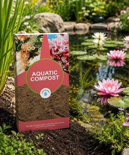 20L Aquatic Compost – Nutrient-Rich Blend with Loam & Grit for Water Plants