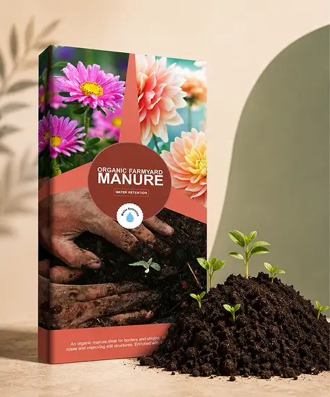 40L Organic Farmyard Manure – Natural Soil Conditioner for Healthy Plant Growth