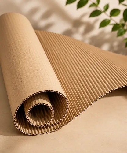 Strong Corrugated Cardboard Packing Rolls – Durable Wrapping Paper for Protection & Packaging