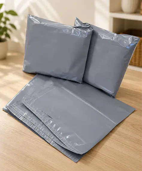 Selection of Strong Grey Polythene Mailing Bags – Durable Postage & Courier Packaging