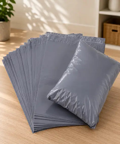 Selection of Strong Grey Polythene Mailing Bags – Durable Postage & Courier Packaging