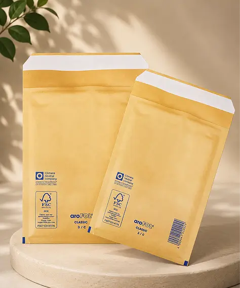 Arofol Gold Bubble-Lined Padded Envelopes – Secure Mailing & Shipping Packaging