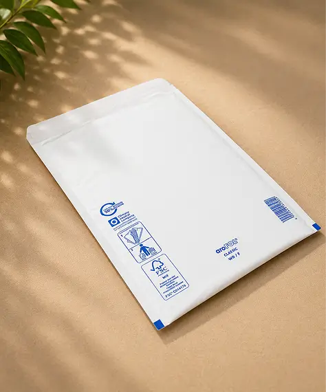 Arofol White Bubble-Lined Padded Envelopes – Secure Mailing & Shipping Packaging