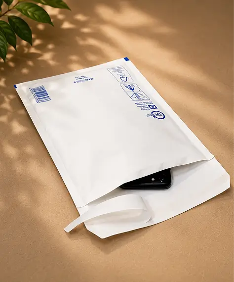 Arofol White Bubble-Lined Padded Envelopes – Secure Mailing & Shipping Packaging