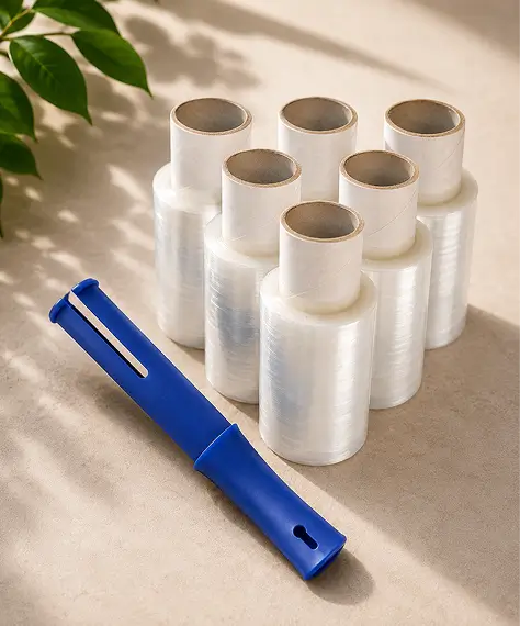 Strong Plastic Cling Film Rolls – Protective Pallet Shrink Wrap for Secure Packaging