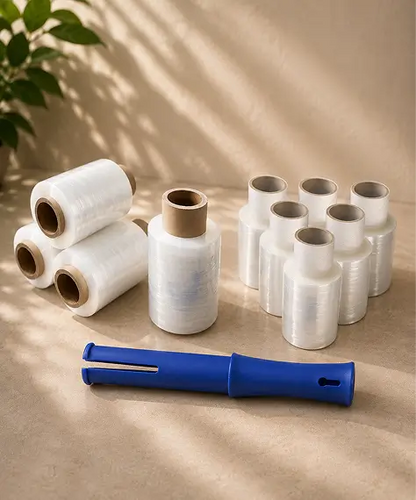 Strong Plastic Cling Film Rolls – Protective Pallet Shrink Wrap for Secure Packaging