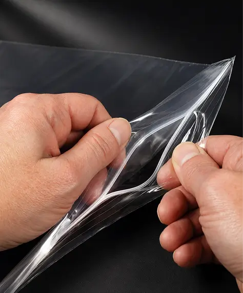 A4 9 x 12.75" Clear Grip Seal Bags – Interlocking Closure Polythene Storage Pouches