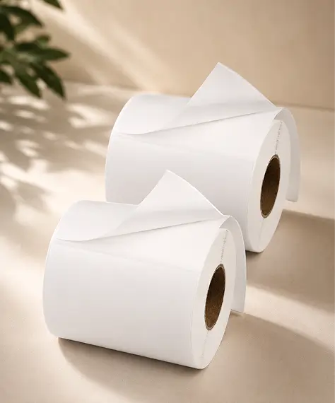 Self-Adhesive 4 x 6" Blank Thermal Printer Shipping Labels – Easy Peel Address Label Rolls
