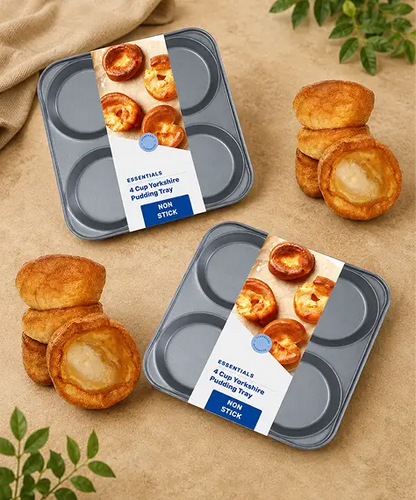 4 Cup Giant Non-Stick Yorkshire Pudding Tray