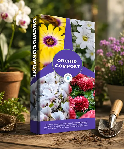 10L Orchid Potting Compost Mix – Special Blend for Strong Roots, Long Blooming & Moisture Retention