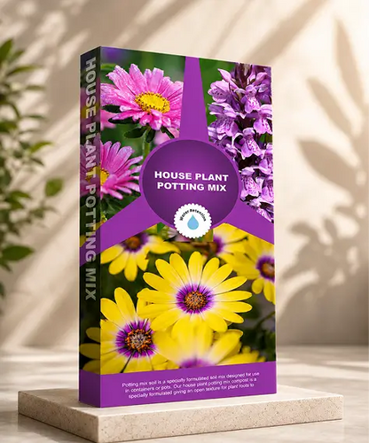 10L Houseplant Potting Compost with Seaweed Extract – For Healthy Growth & Greener Leaves