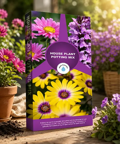 10L Houseplant Potting Compost with Seaweed Extract – For Healthy Growth & Greener Leaves