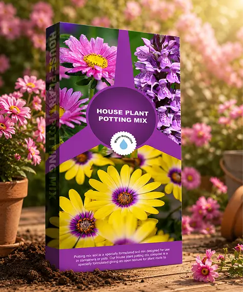 10L Houseplant Potting Compost with Seaweed Extract – For Healthy Growth & Greener Leaves