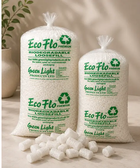 Eco Flo Biodegradable Packing Peanuts – Loose Fill Protective Packaging