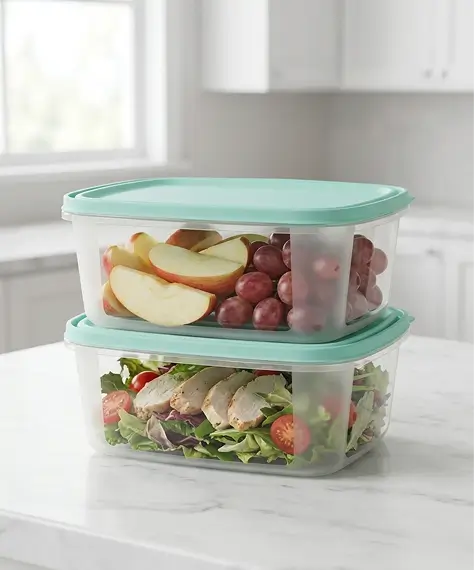 BPA-Free Food Storage Container Boxes with Secure Airtight Lids