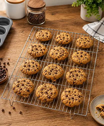 18" Extra Large Chrome Cooling Rack for Cakes & Cookies