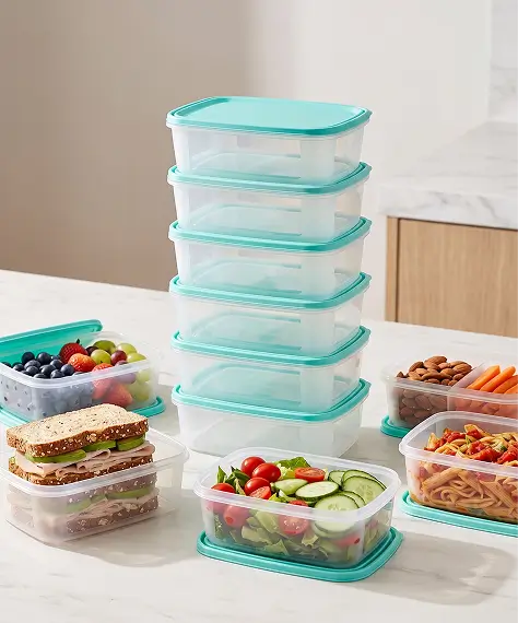 Premium 1L Food Storage Containers for Meal Prep & Leftovers