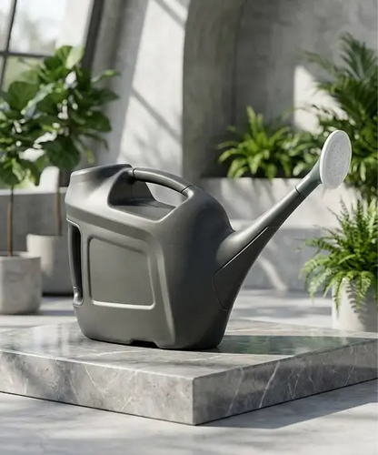 Slimline 6L Watering Can in Red or Green with Detachable Rose Head for Controlled Garden Watering