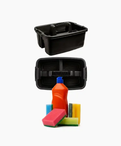 Durable Plastic Kitchen Caddy Organiser for Sponges, Cloths & Spray Bottles