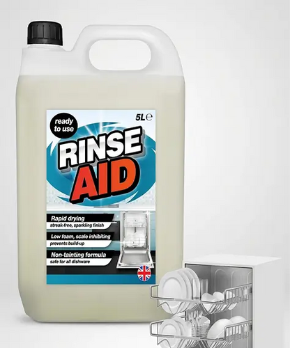 5L Dishwasher Cleaner & Rinse Aid for Sparkling Dishes and Glassware