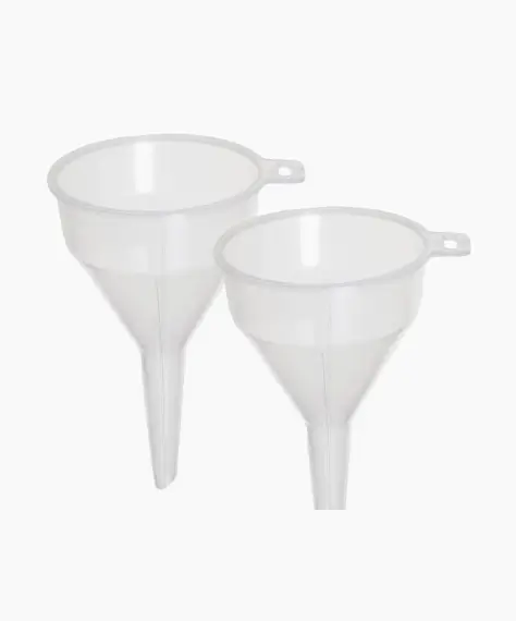 Clear Plastic Food Grade Kitchen Funnels for Easy Bottle Filling